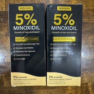 Redyuss 5% Minoxidil Hair and Beard Growth Solution